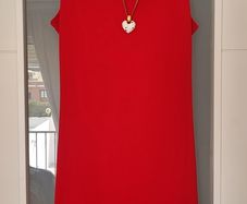 Ours Red bodycon dress Sz L (Fit 10UK)