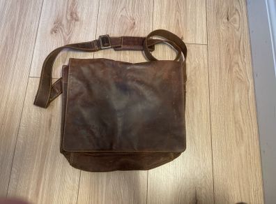 Redbreast whiskey Visconti leather Satchel type laptop bag