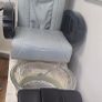 Pedicure chair x 2 therapist seats x 2  chair tables x 2 Image 3