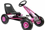 Rubber Wheel Go Kart / Cart