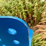 IKEA JULES Junior Childrens Adjustable Swivel Desk Chair Blue Image 7