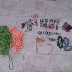 Full Trad Rock Climbing Rack