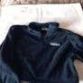 Adidas Cropped Half zip Navy size 8 Image 2