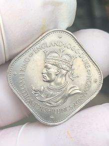 1966 Guernsey Ten Shilling Coin