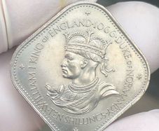 1966 Guernsey Ten Shilling Coin