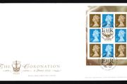 2003 Great Britain A Perfect Coronation Definitive Stamp Booklet Pane Royal Mail Addressed First Day Cover (FDC)