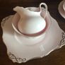 15 Piece 1930s Tuscan bone china  baby pink tea set Image 6