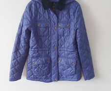BARBOUR purple quilted jacket