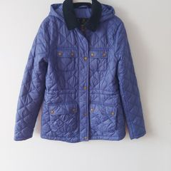 BARBOUR purple quilted jacket