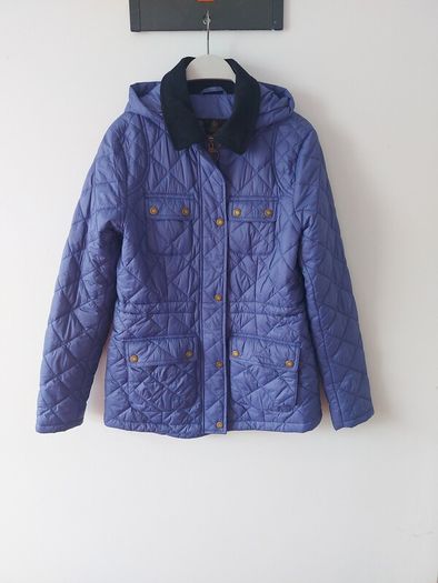 BARBOUR purple quilted jacket