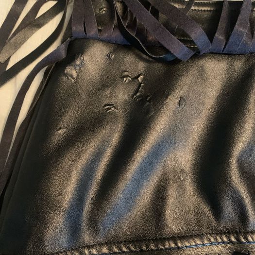 Loavies faux leather skirt. Size S