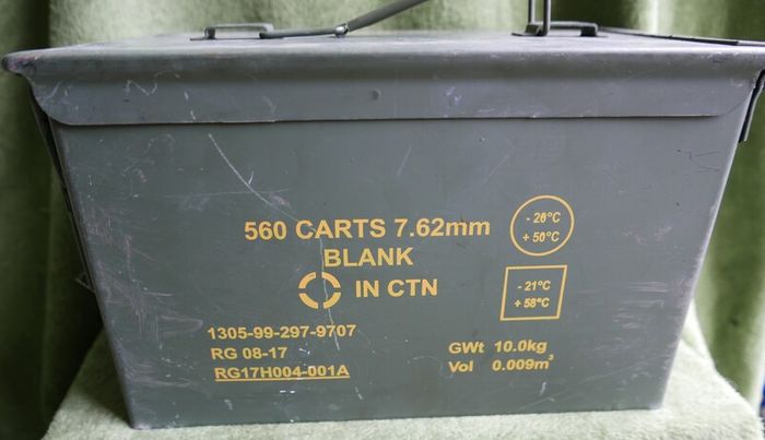 Storage Ammo Box Tin Heavy Duty Military Tool box Army Prepper
