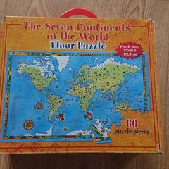 Seven Continents of the World Floor Puzzle