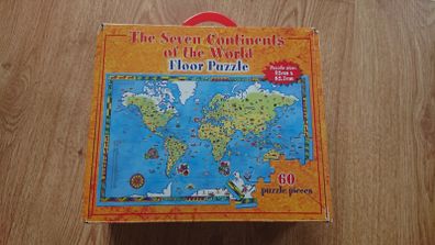 Seven Continents of the World Floor Puzzle