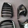 BMW E90 / E91 Pre-Lci Kidney Grilles & Mirror Covers Set Brand New Image 6