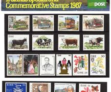 1987 Ireland Stamp Year Pack MNH. See scan for stamps included. All stamps Mint Never Hinged.