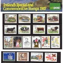 1987 Ireland Stamp Year Pack MNH. See scan for stamps included. All stamps Mint Never Hinged.