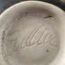 Vintage pottery pin dish featuring a Tudor Rose design. It is approximately 3 inches in diameter. Image 6