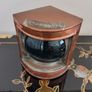Vintage Miniature Copper Starboard Ship Lantern Image 9