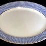 Antique Soho Pottery "Montauban" Blue Basket-Weave Image 8
