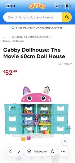 Gabby Dollhouse: The Movie 60cm Doll House