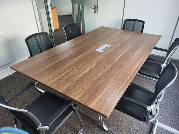 Superb 2.2m x 1.3m Boardroom Table And Chairs