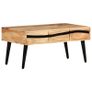 Coffee Table 88x50x42 cm Solid Acacia Wood Image 2