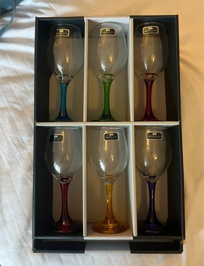 Newgrange Rainbow Wine glasses