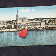 Ireland Postcard : Queenstown - ( Cobh ) Co. Cork , From The Water - 1919
