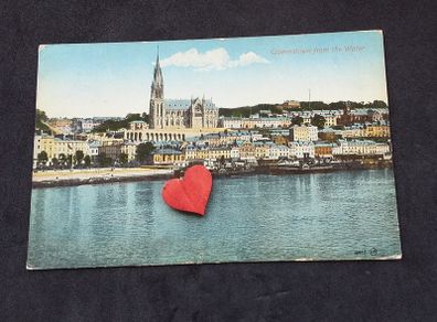 Ireland Postcard : Queenstown - ( Cobh ) Co. Cork , From The Water - 1919