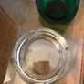 Whitefriars Green Glass Dish and Clear Glass Dish Image 2