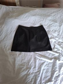 Faux Leather Mini Skirt