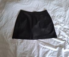 Faux Leather Mini Skirt