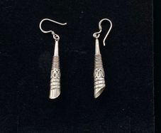 Sterling silver drop earrings