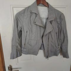 Jean motor jacket for 10yr old