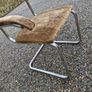 Vintage Bauhaus, modernist chrome chair Image 5