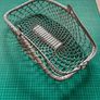 Metal Silver Basket Image 2