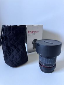Samyang 14mm f/2.8 Ultra Wide Angle Lens for Canon EF Excellent Condition