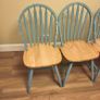 4 Wooden dinning chairs Image 5
