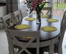dining table and chairs