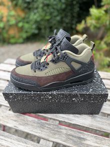Jordan Spizike low Olive / university red