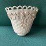 Antique Belleek Wall Mounted Vase Image 2