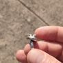 Adjustable Heavy Sterling Unisex Silver Buckle ring Image 8