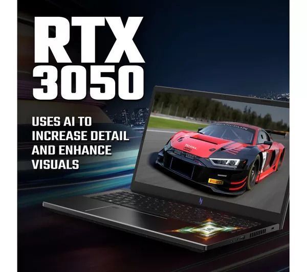 Acer Nitro V15 Gaming 15.6" Laptop, Ryzen 5 7535HS 16GB, 512GB SSD, Windows 11, NVIDIA GeForce RTX 3050