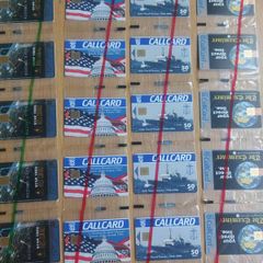 mint cards in strips