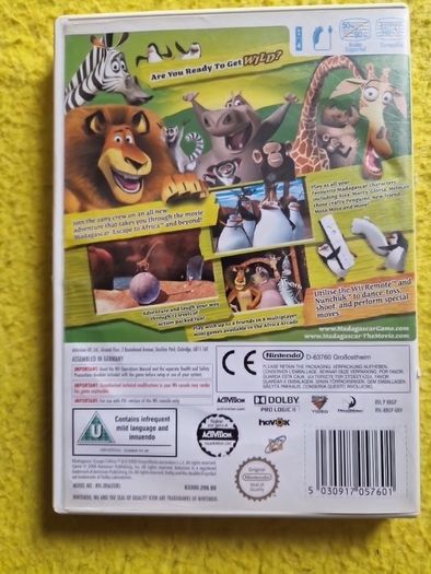 Madagascar 2 Nintendo Wii Games Original