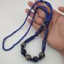 Antique Venetian Style Aventurine Glass Beads Necklace Image 3