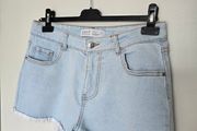Primark Light Wash Denim Shorts UK 10 EU 38
