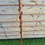 Hand-Carved Wooden Snake Walking Stick / Serpent Cane Image 2