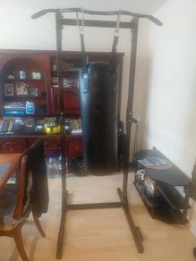 gym boxing bag and frame